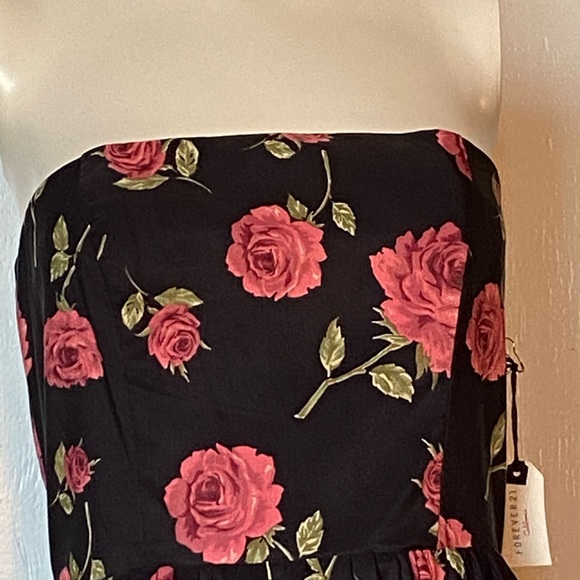 NWTS Forever 21 Strapless Dress - Picture 6 of 8